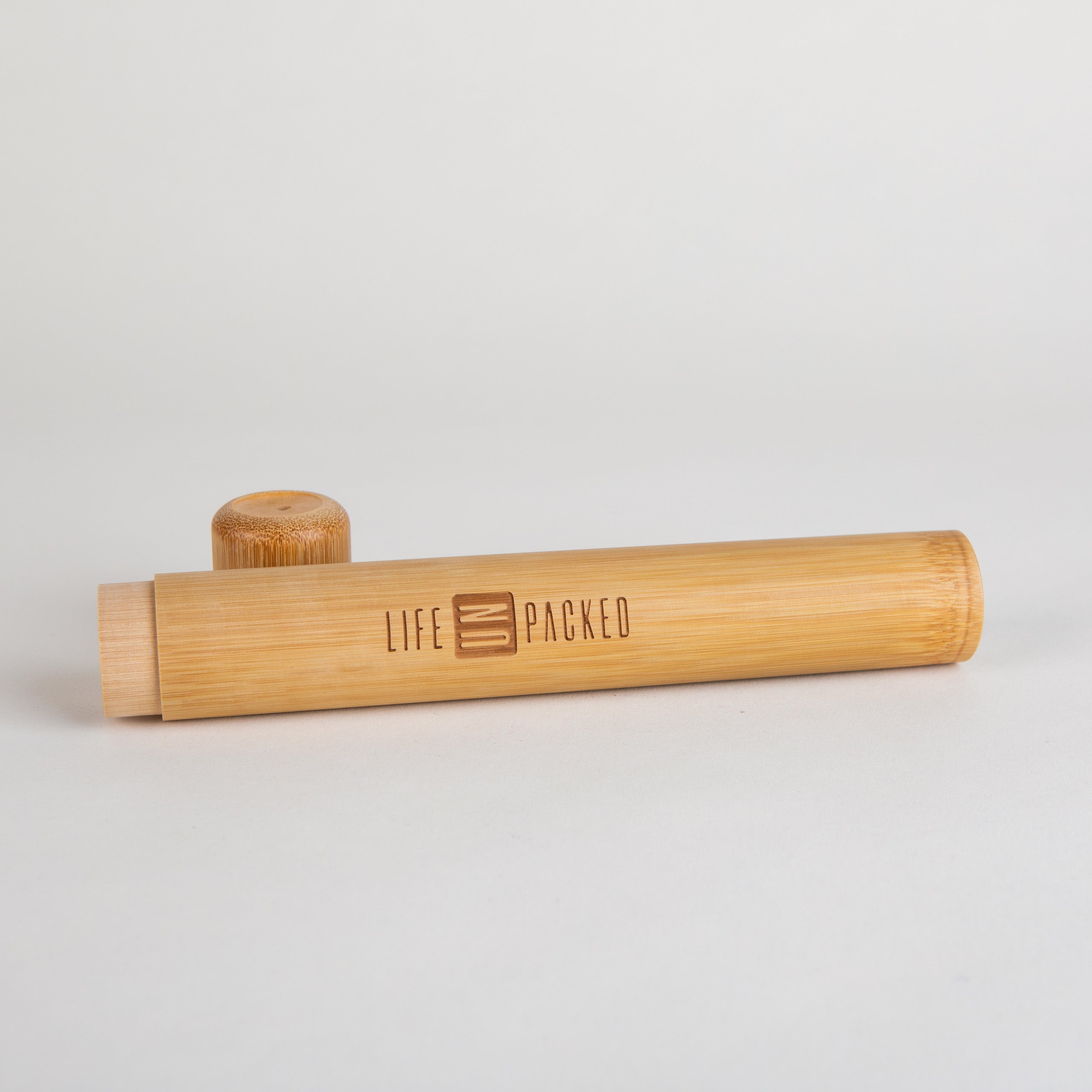 Bamboo Toothbrush Holder - Travel